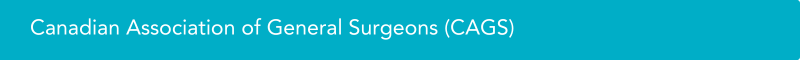 Button with text Canadian Association of General Surgeons (CAGS)